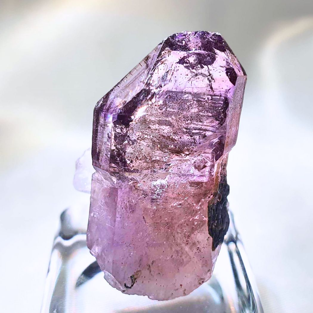 Shangaan Smoky Amethyst with Enhydro Bubbles