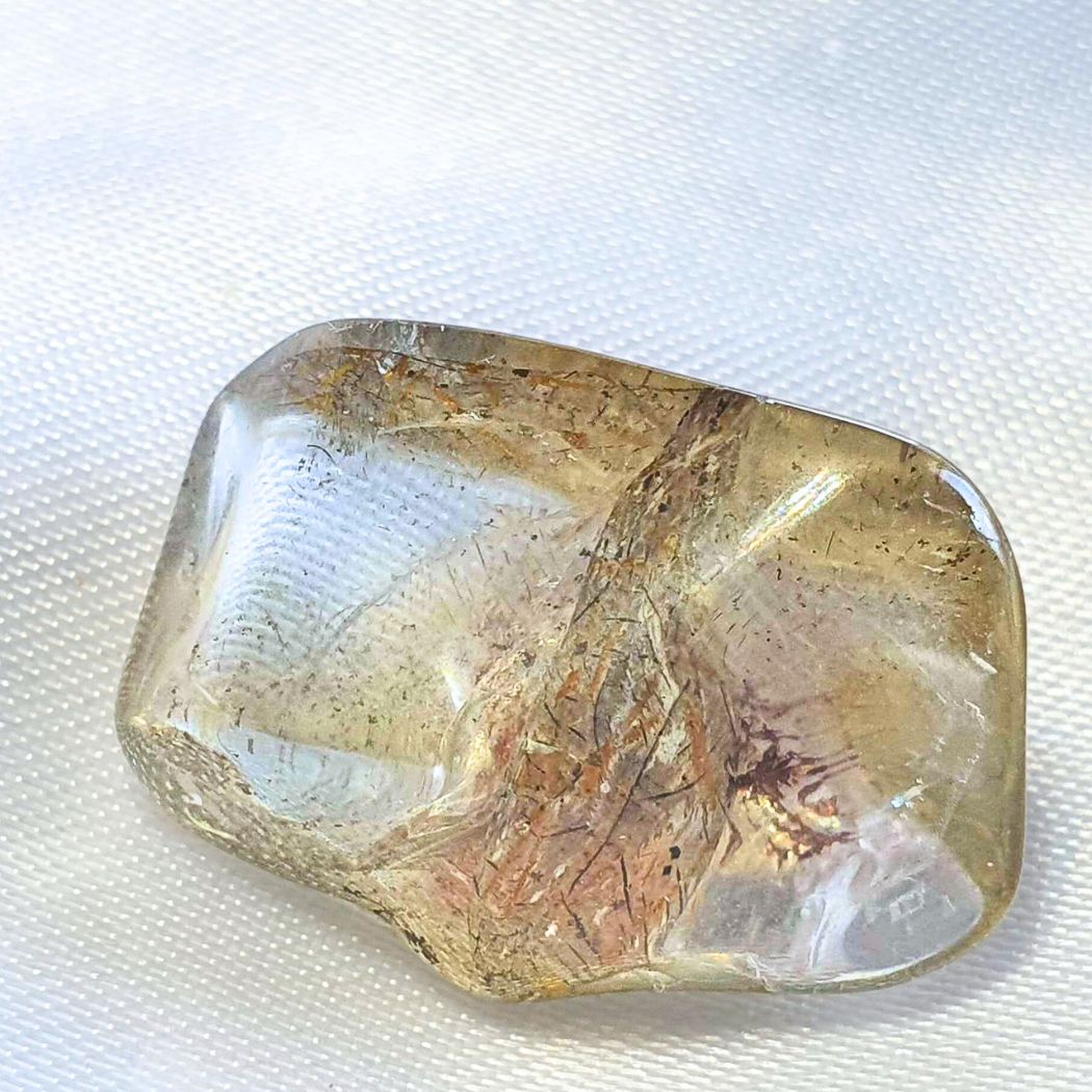 Natural Yellow Labradorite Crystal 2 - case included