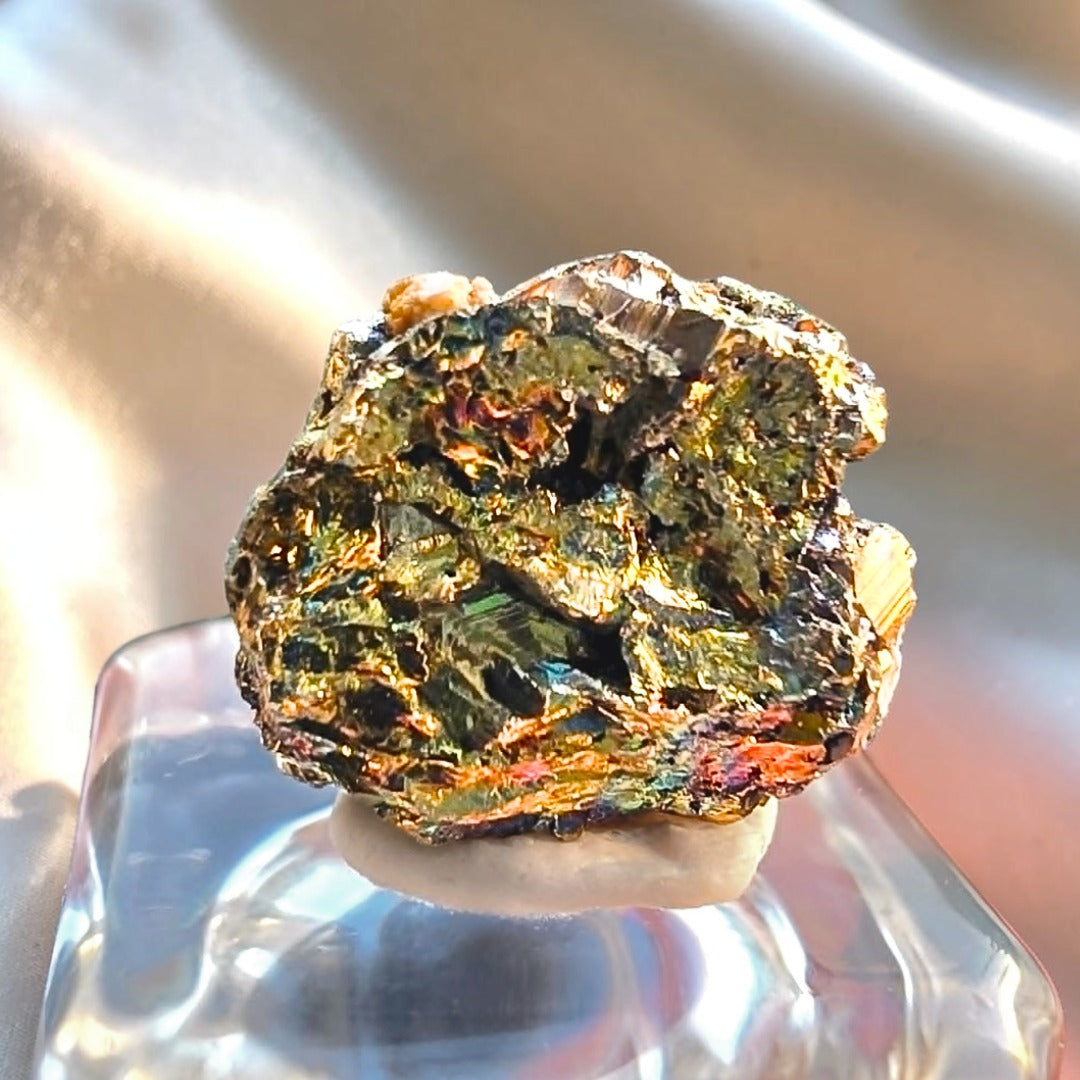 Rare Iridescent Pyrite Cluster - Veracruz, Mexico