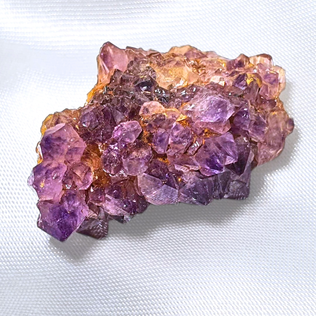 Amethyst & Limonite Cluster