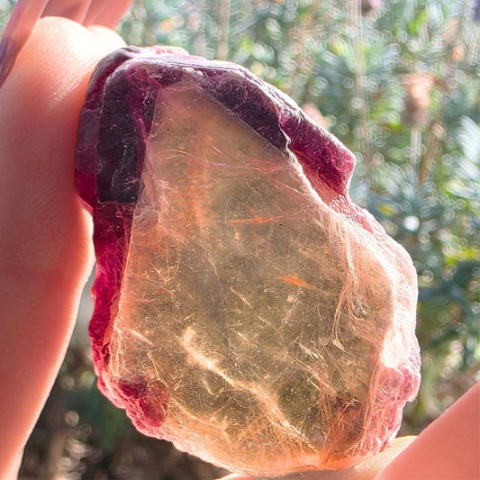 Lepidolite with Yellow Mica Raw Specimen