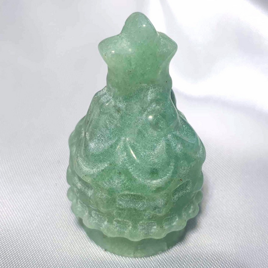 Green Aventurine Crystal Christmas Tree