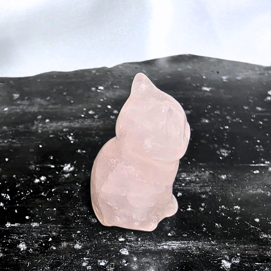Rose Quartz Mini Cat