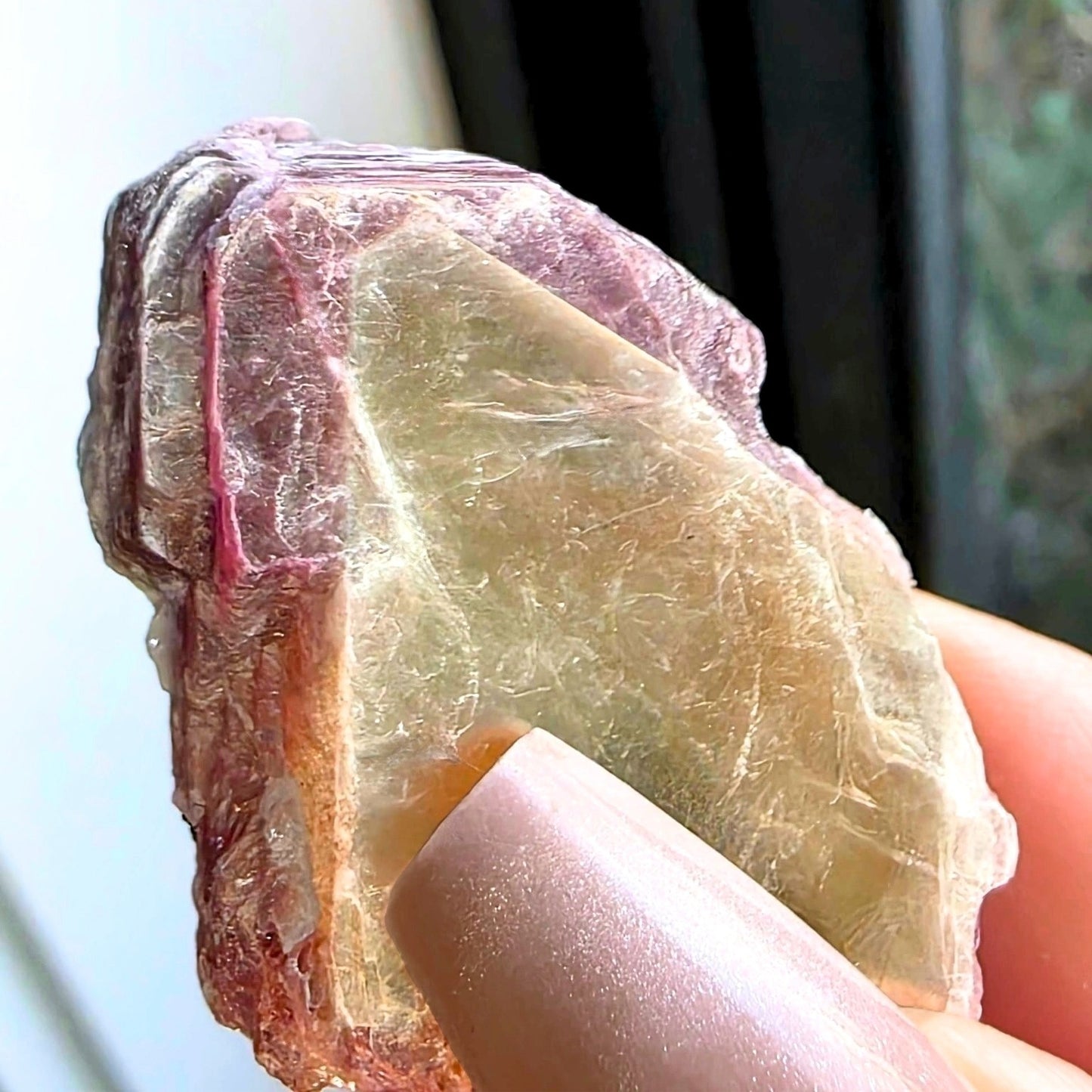 Lepidolite with Yellow Mica Raw Specimen
