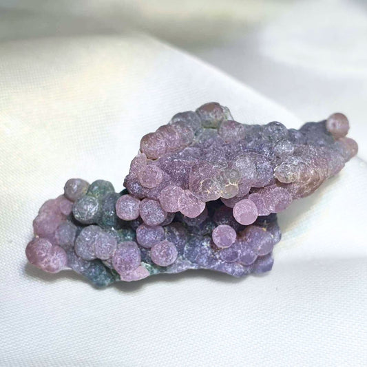 Purple & Green Grape Agate (Chalcedony) Cluster