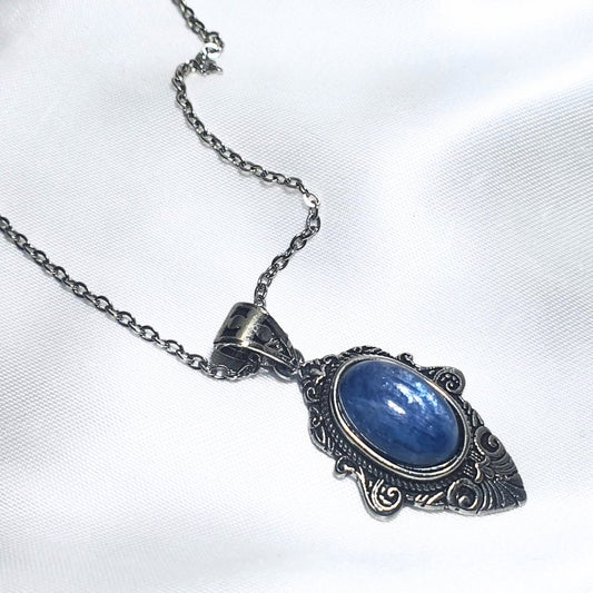 Blue Kyanite Antique Necklace