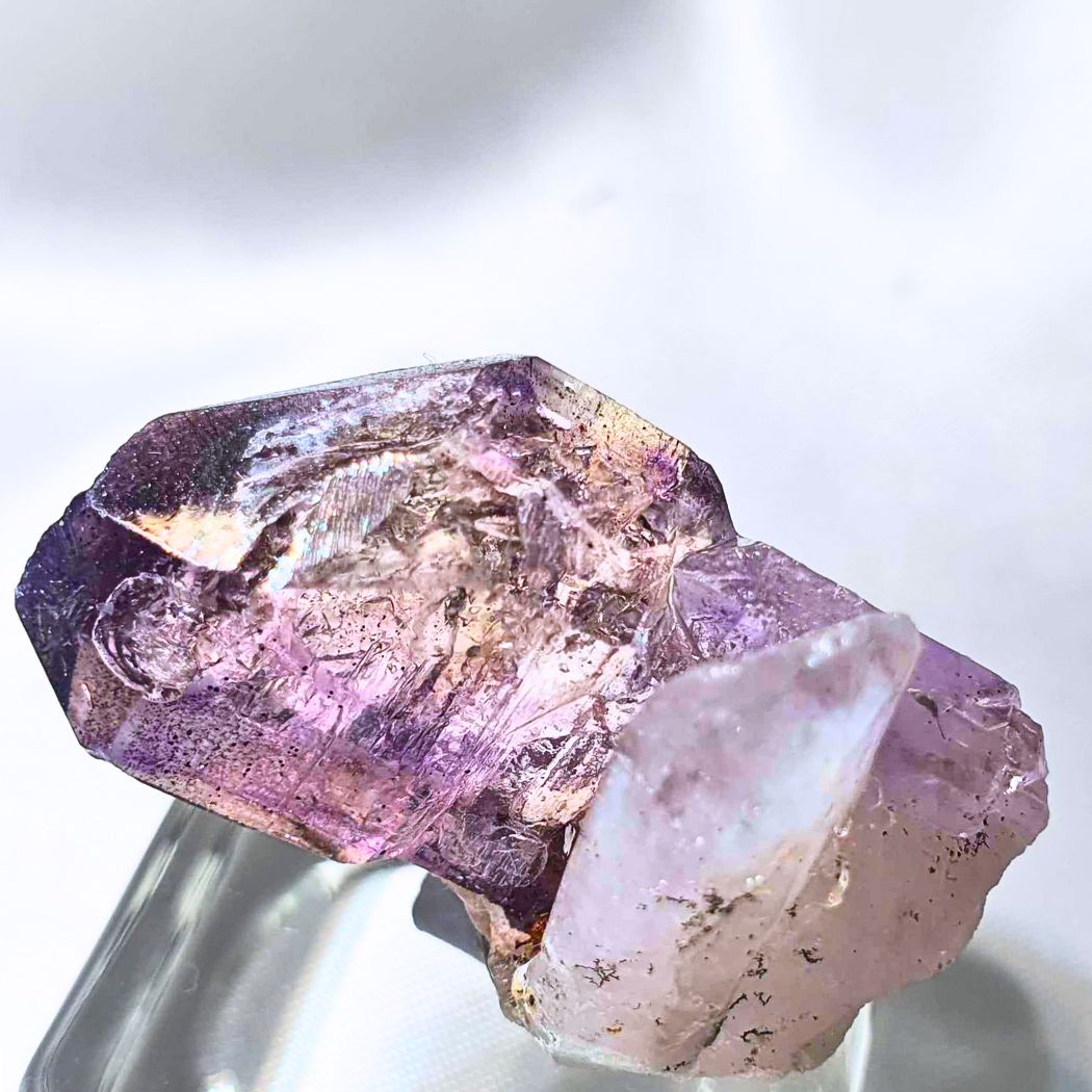 Shangaan Smoky Amethyst with Enhydro Bubbles