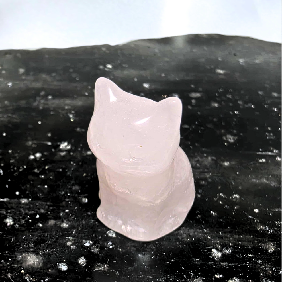 Rose Quartz Mini Cat