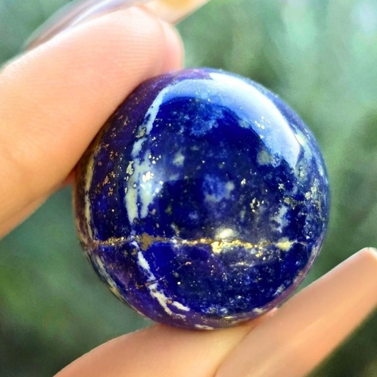 Natural Lapis Lazuli with Pyrite Small Sphere
