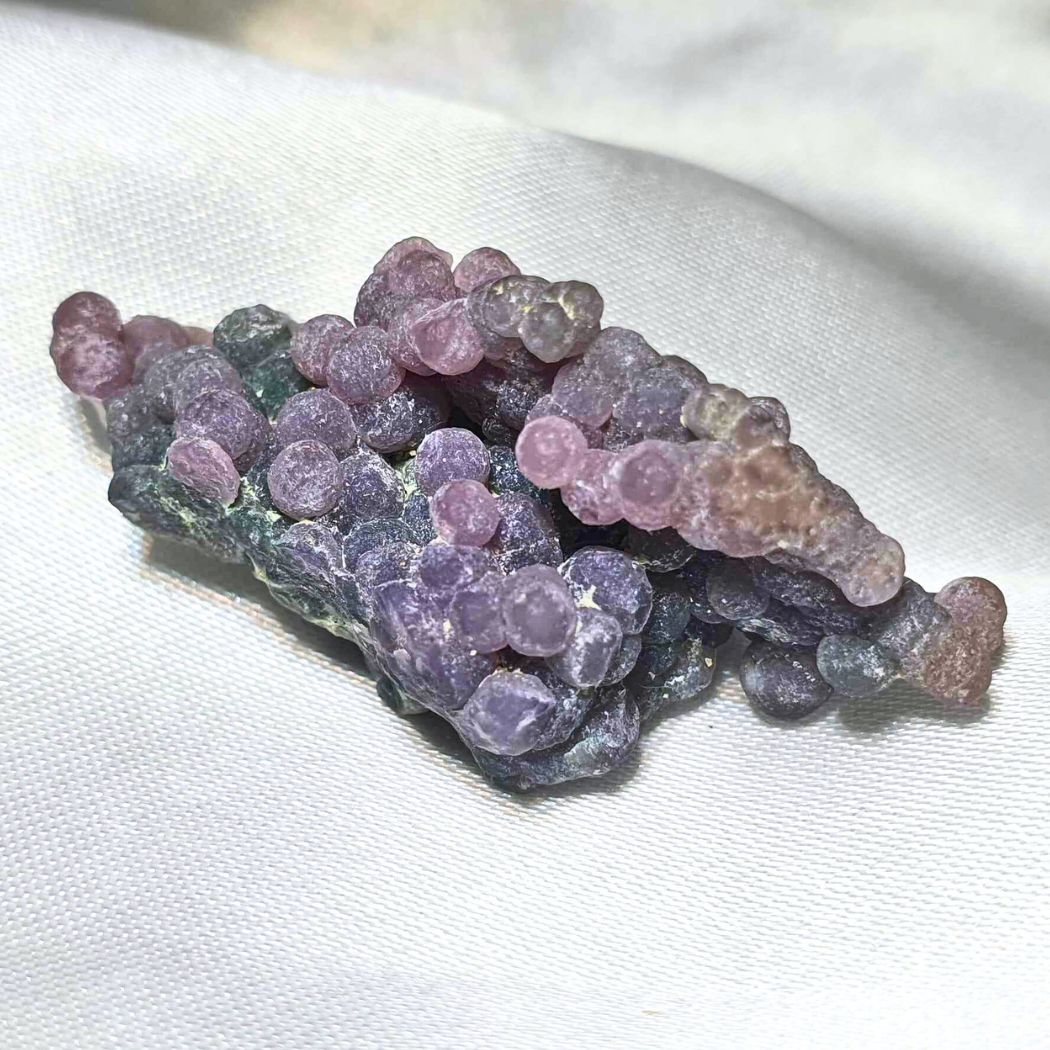 Purple & Green Grape Agate (Chalcedony) Cluster