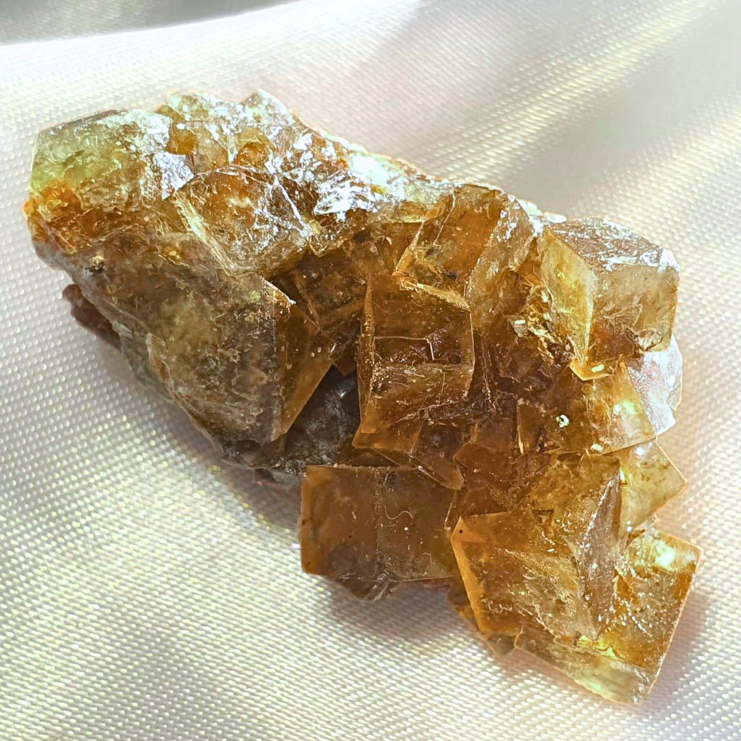 Yellow Cubic Fluorite Specimen