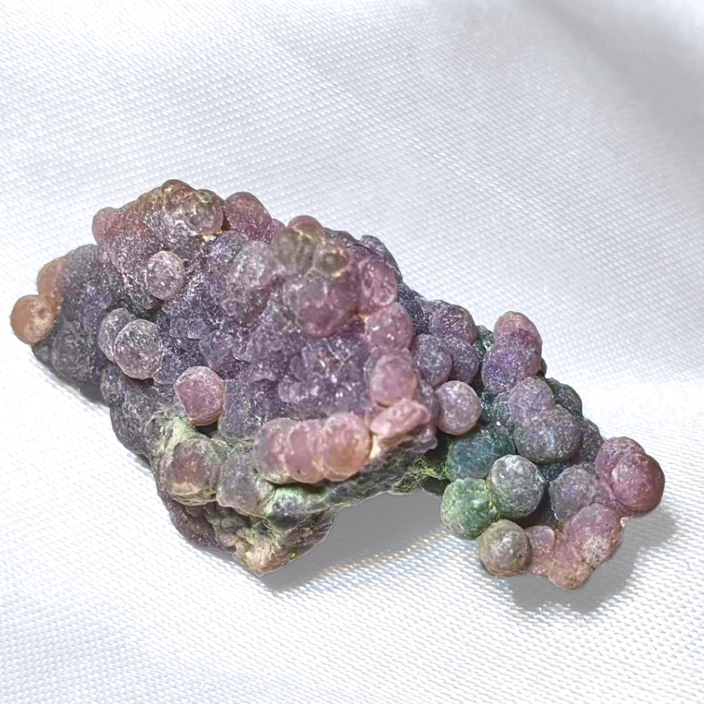 Purple & Green Grape Agate (Chalcedony) Cluster