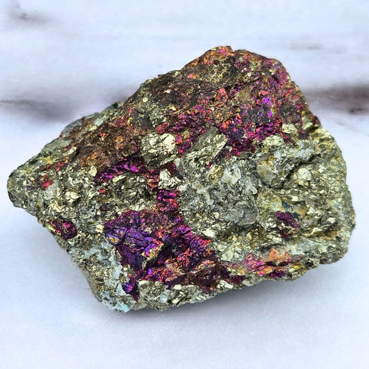 Chalcopyrite - (Peacock Ore)