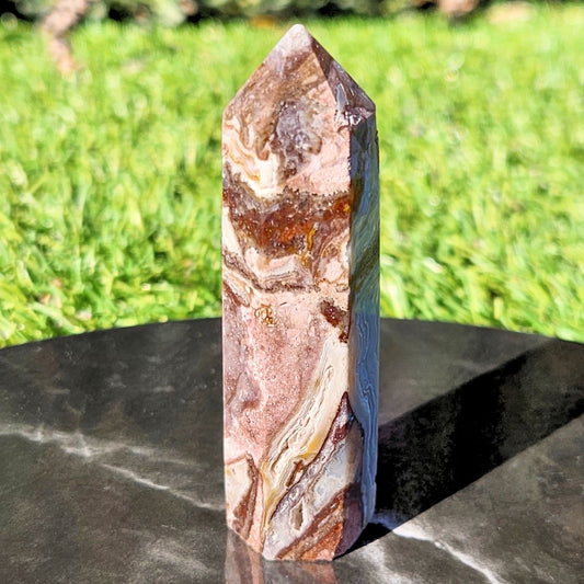 Mexican Crazy Lace Agate - Point