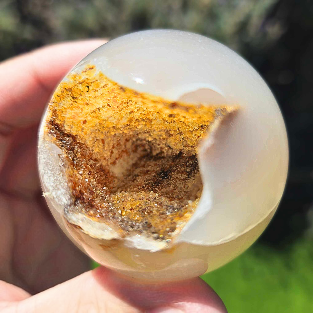 Druzy Agate Sphere