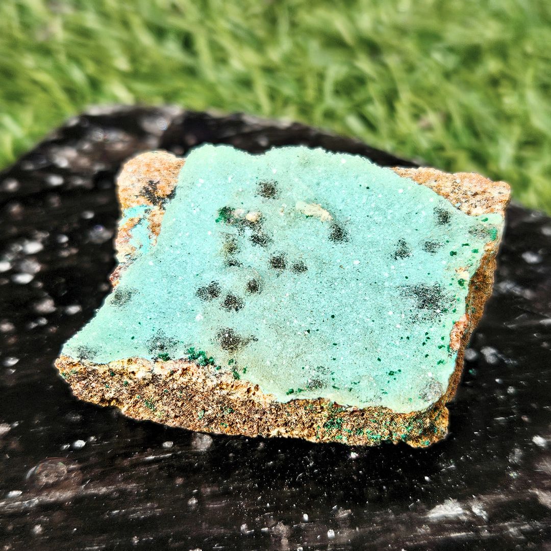 High Grade Sparkling Chrysocolla Specimen - DR Congo