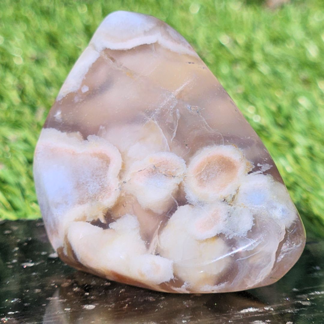 Flower Agate Free Form