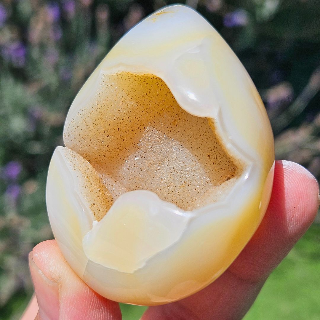 Druzy Agate Egg