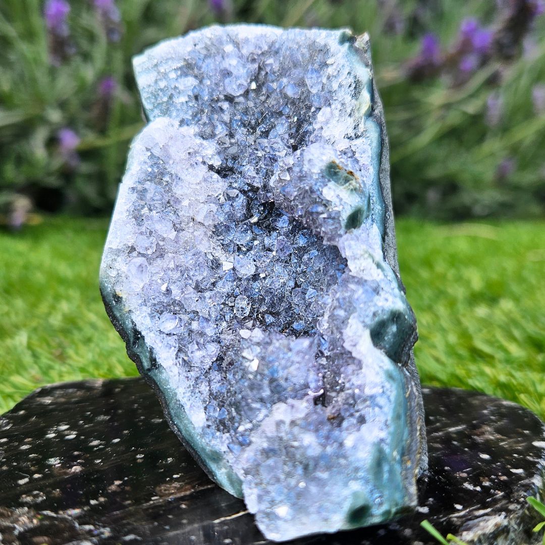 Black Amethyst Cut Base