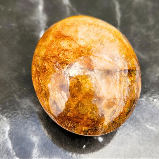 Golden Healer (Hematoid Quartz) Palm Stone