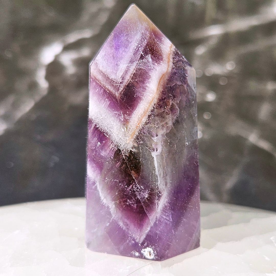 Dream Amethyst (Chevron) - Point