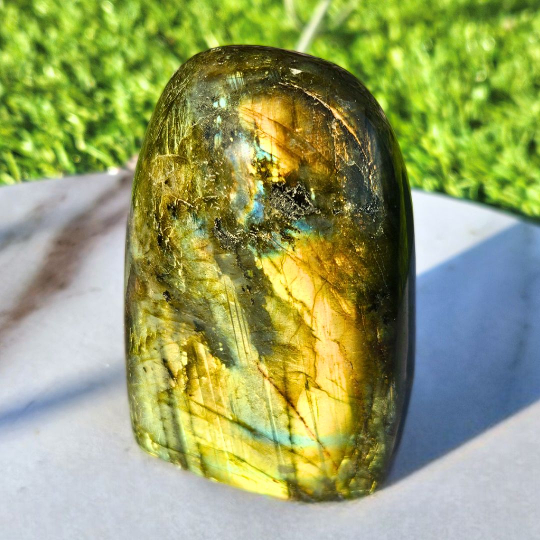Labradorite Free Form with Sunset Flash