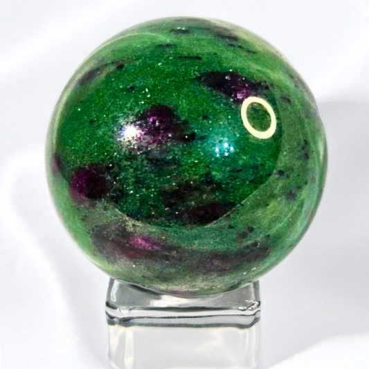 Ruby in Zoisite Sphere