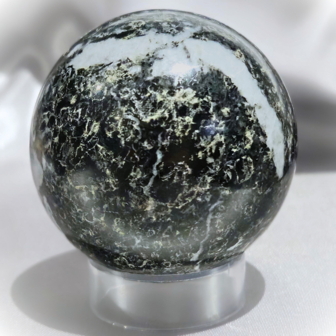 Black Onyx Sphere - includes stand