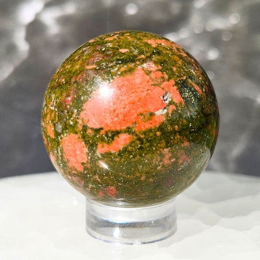 Unakite Crystal Sphere