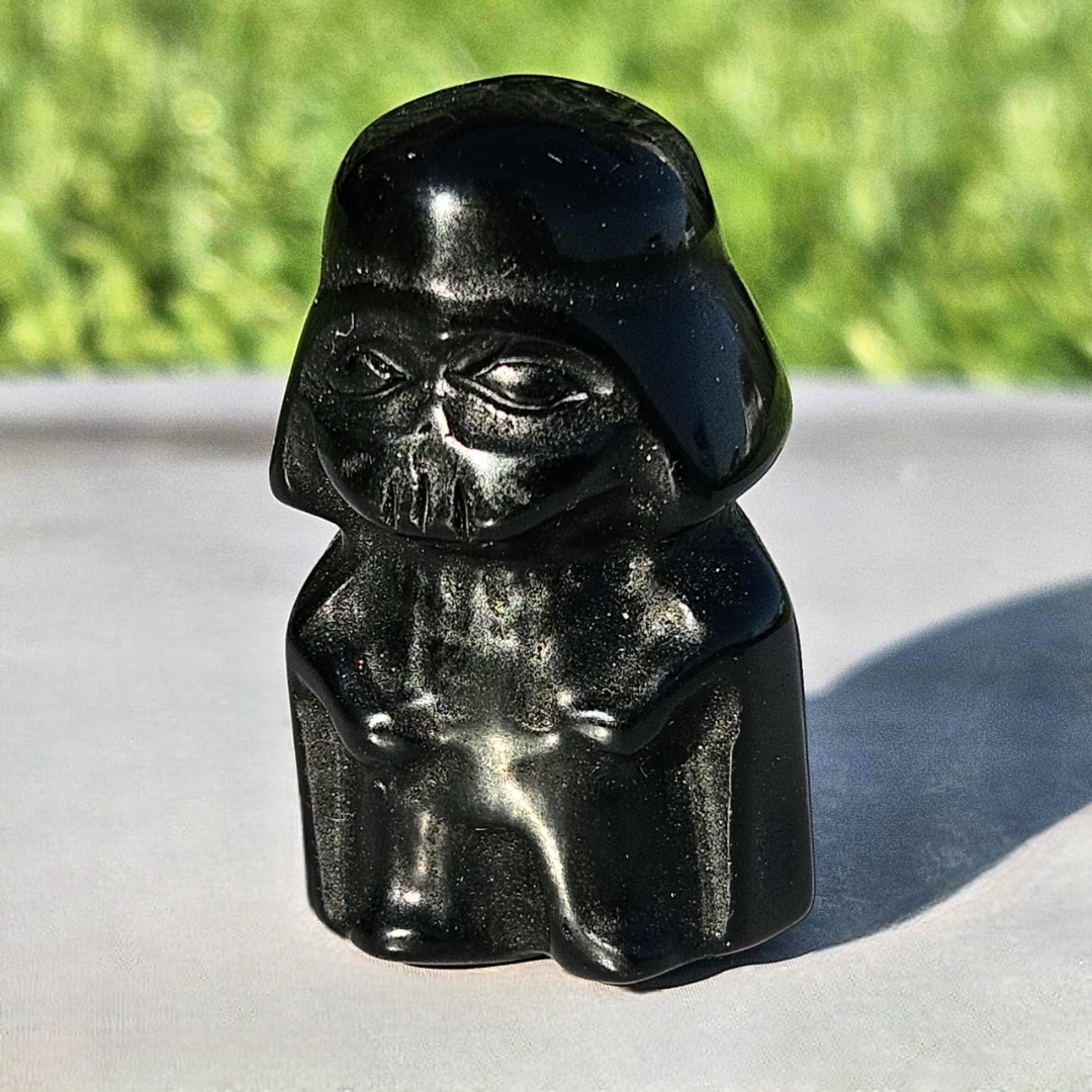 Obsidian Darth Vader Carving