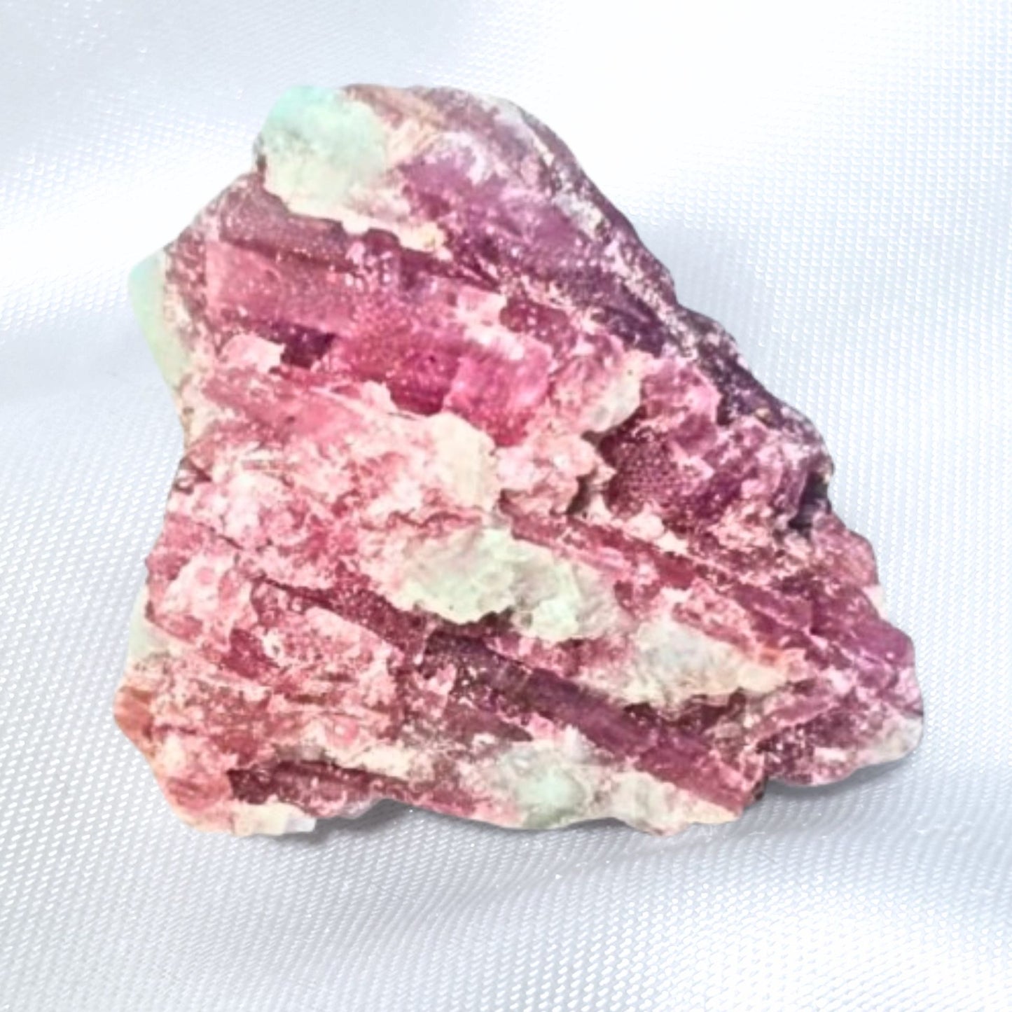 Pink Tourmaline in Quartz Raw Cluster 1