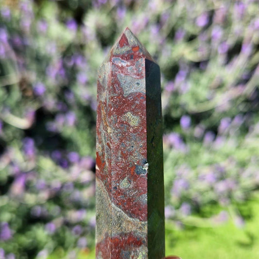 Dragon's Blood Jasper Tower