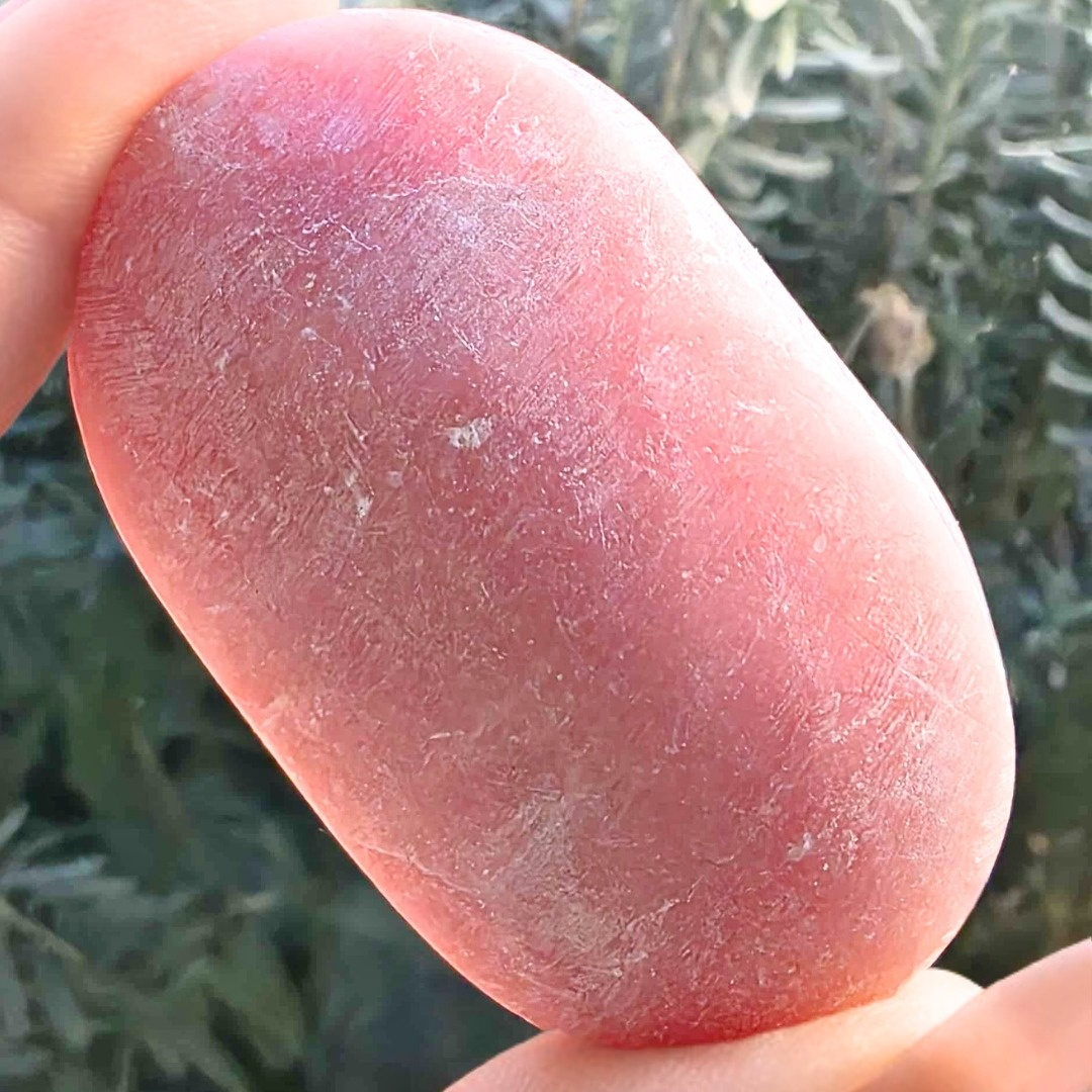 Pink Opal Palm Stone