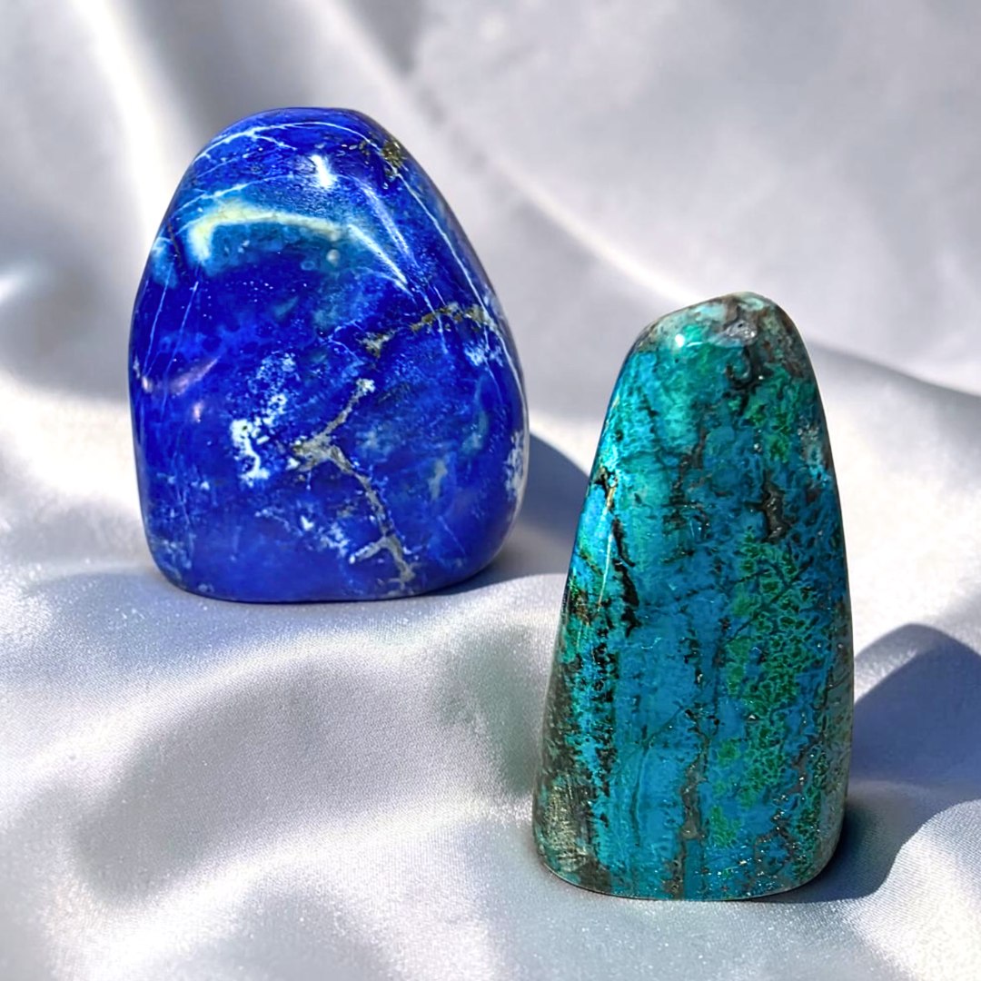 High Grade Lapis Lazuli Freeform with Pyrite & Calcite | 171g