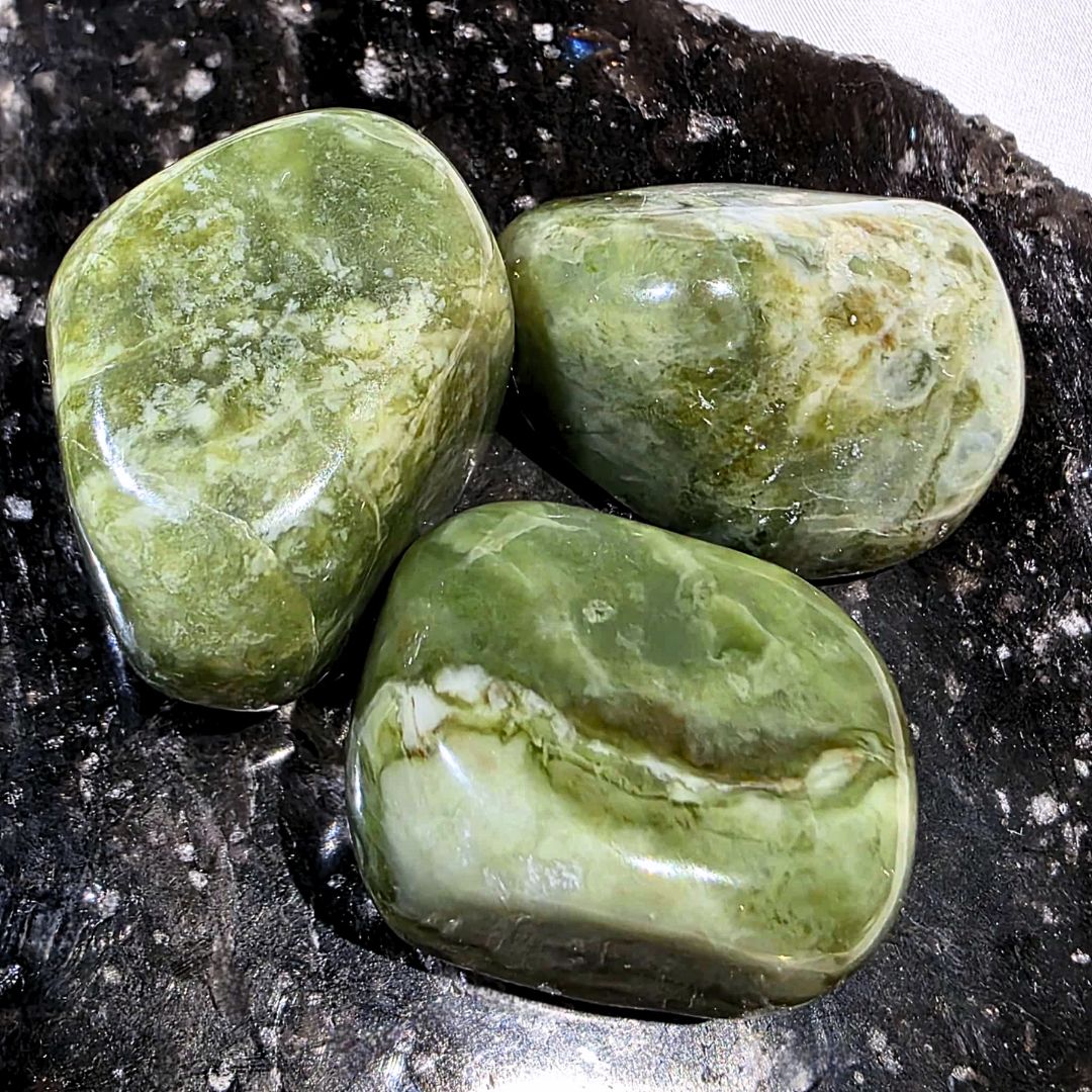 Tremolite Crystal Tumble