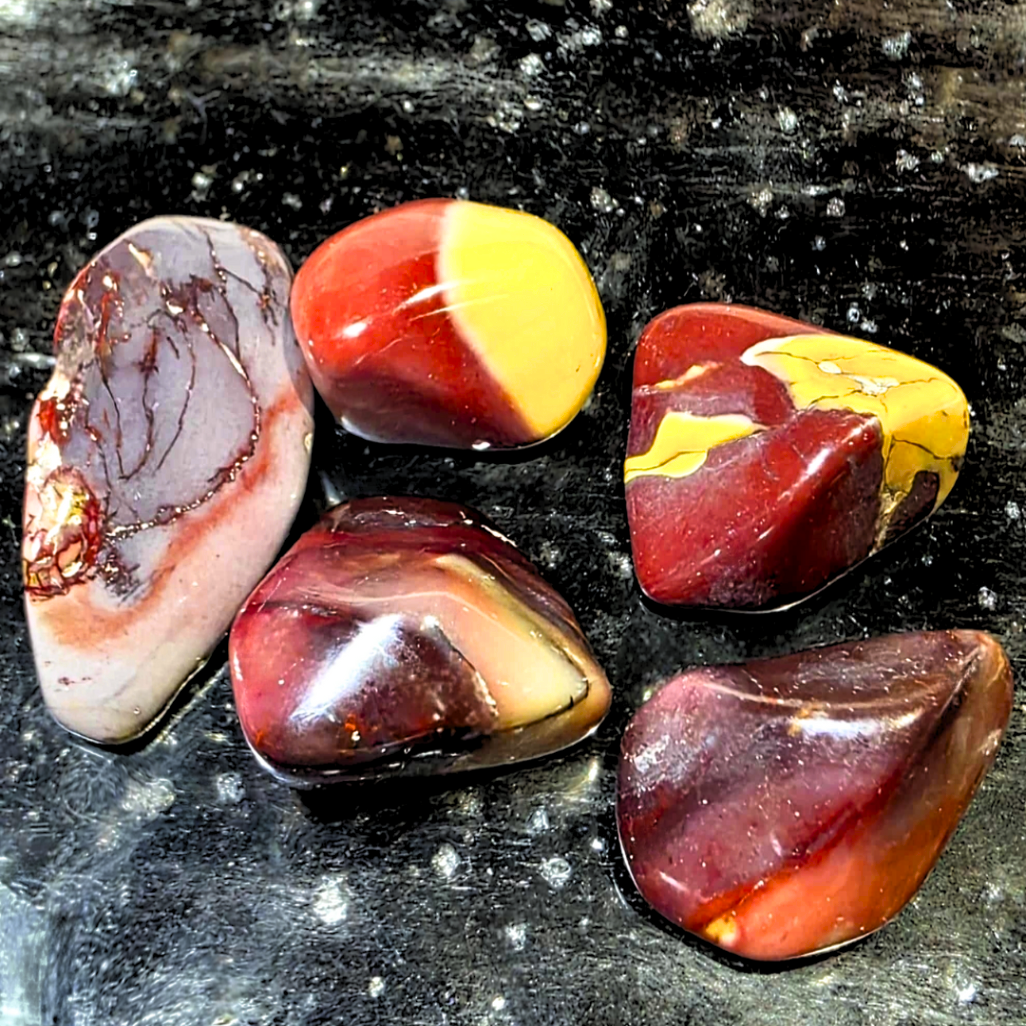 Mookaite Crystal Tumbles