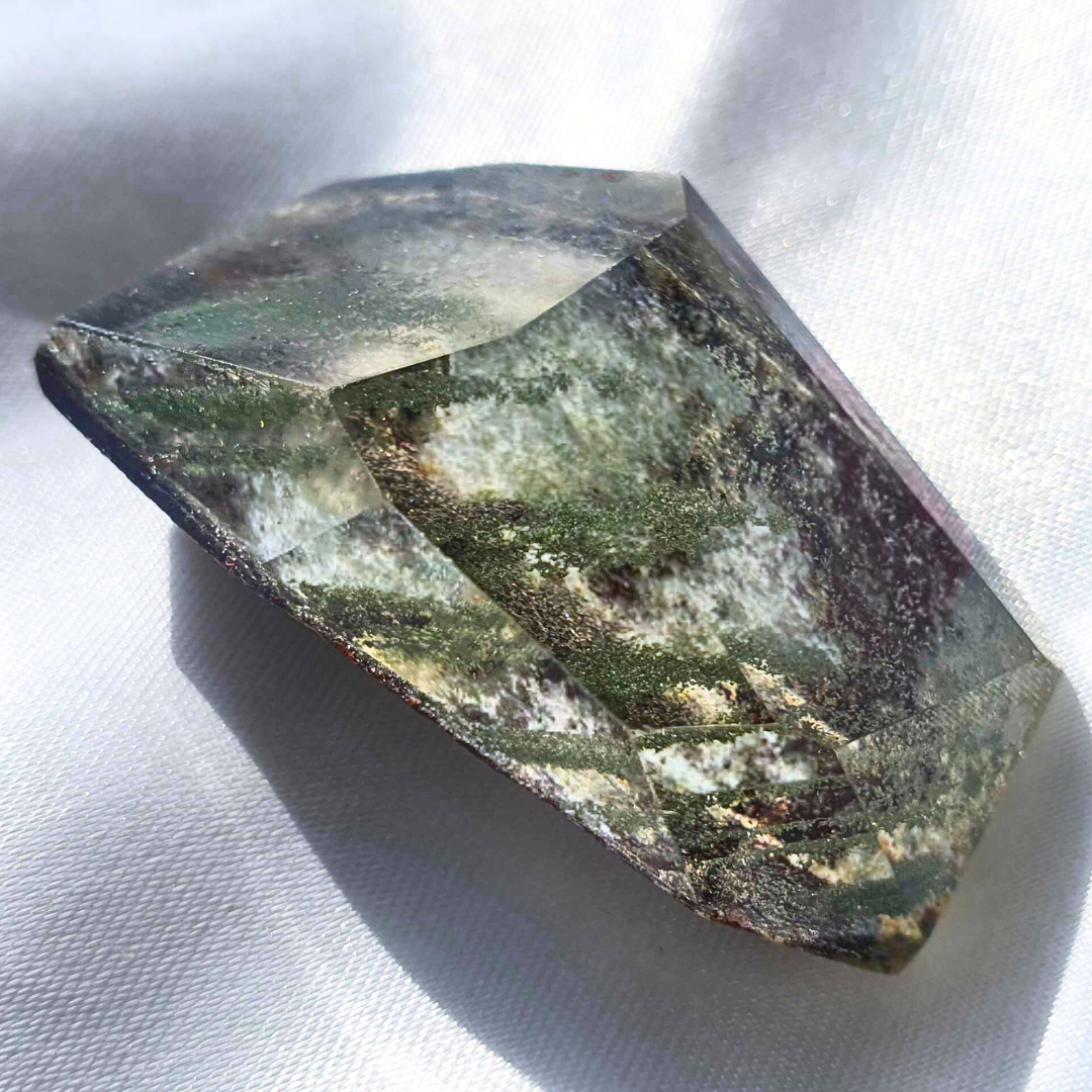 Natural Extra Grade Garden Quartz (Lodolite) Free Form