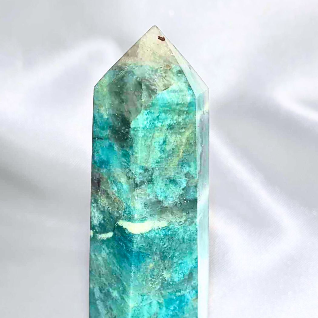 Amazonite & Smoky Quartz Tower Point