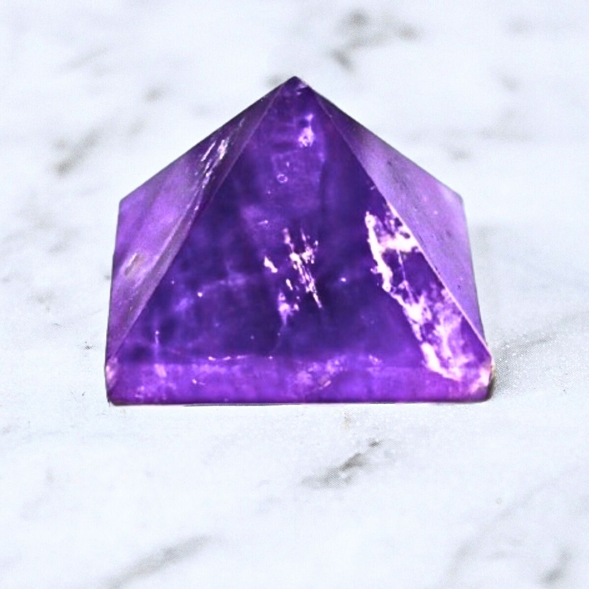 Dream Amethyst Triangle Carvings