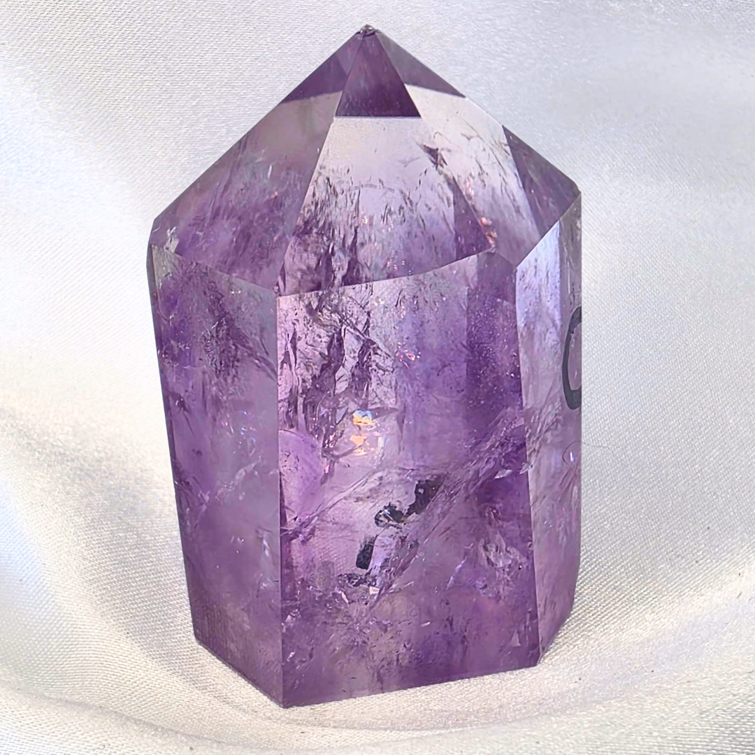 Bolivian Amethyst Tower with Phantoms & Still Enhydro