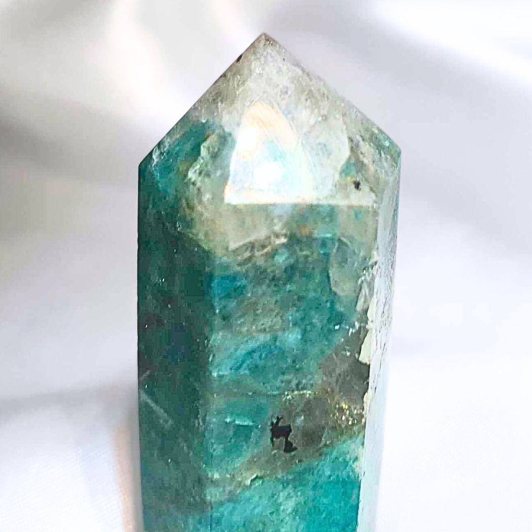 Amazonite & Smoky Quartz Tower Point