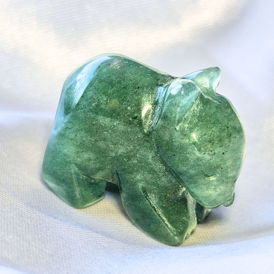 Aventurine & Que Sera Small Crystal Bears