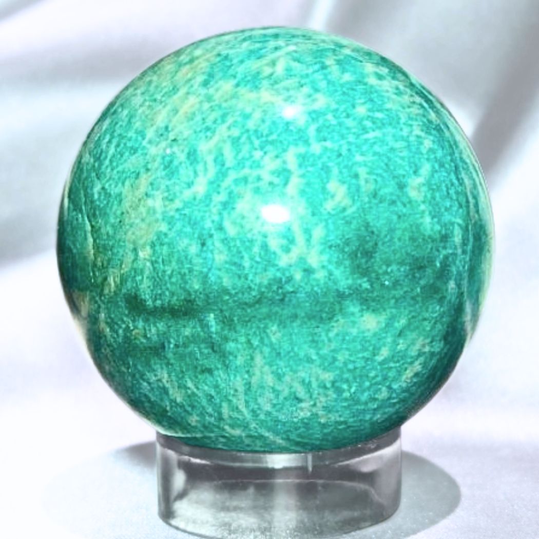 Amazonite & Smoky Quartz Sphere - 229g