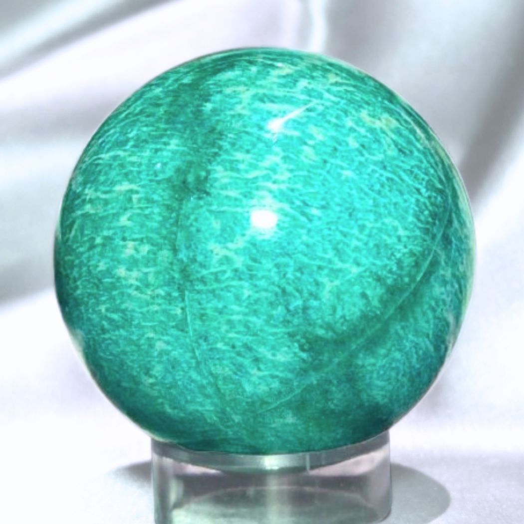 Amazonite & Smoky Quartz Sphere - 229g