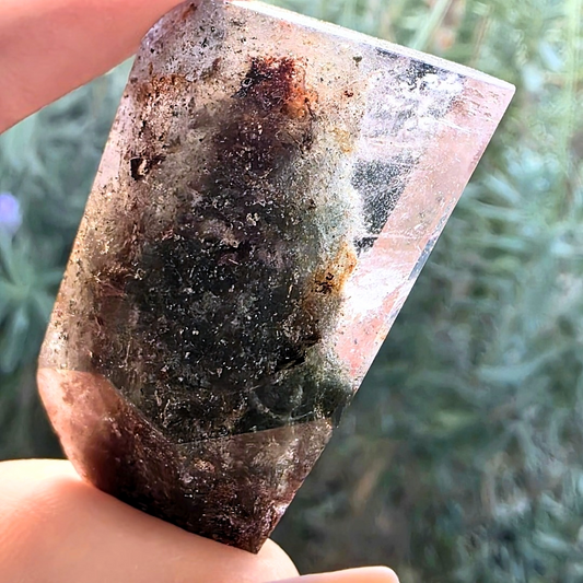 Garden Quartz (Lodolite) Polished Freeform