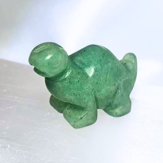 Green Aventurine Crystal Dinosaur Carving