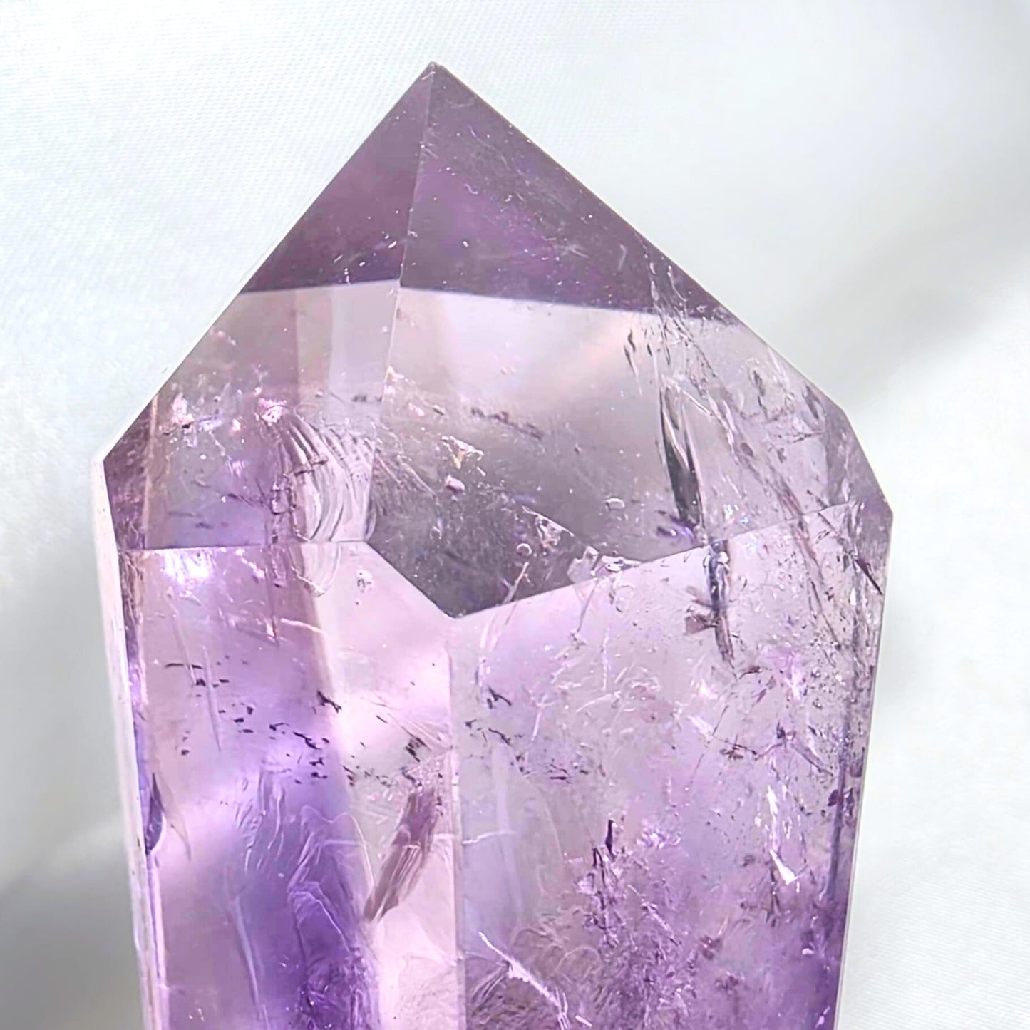 Bolivian Amethyst Freeform with Phantoms & Rainbows