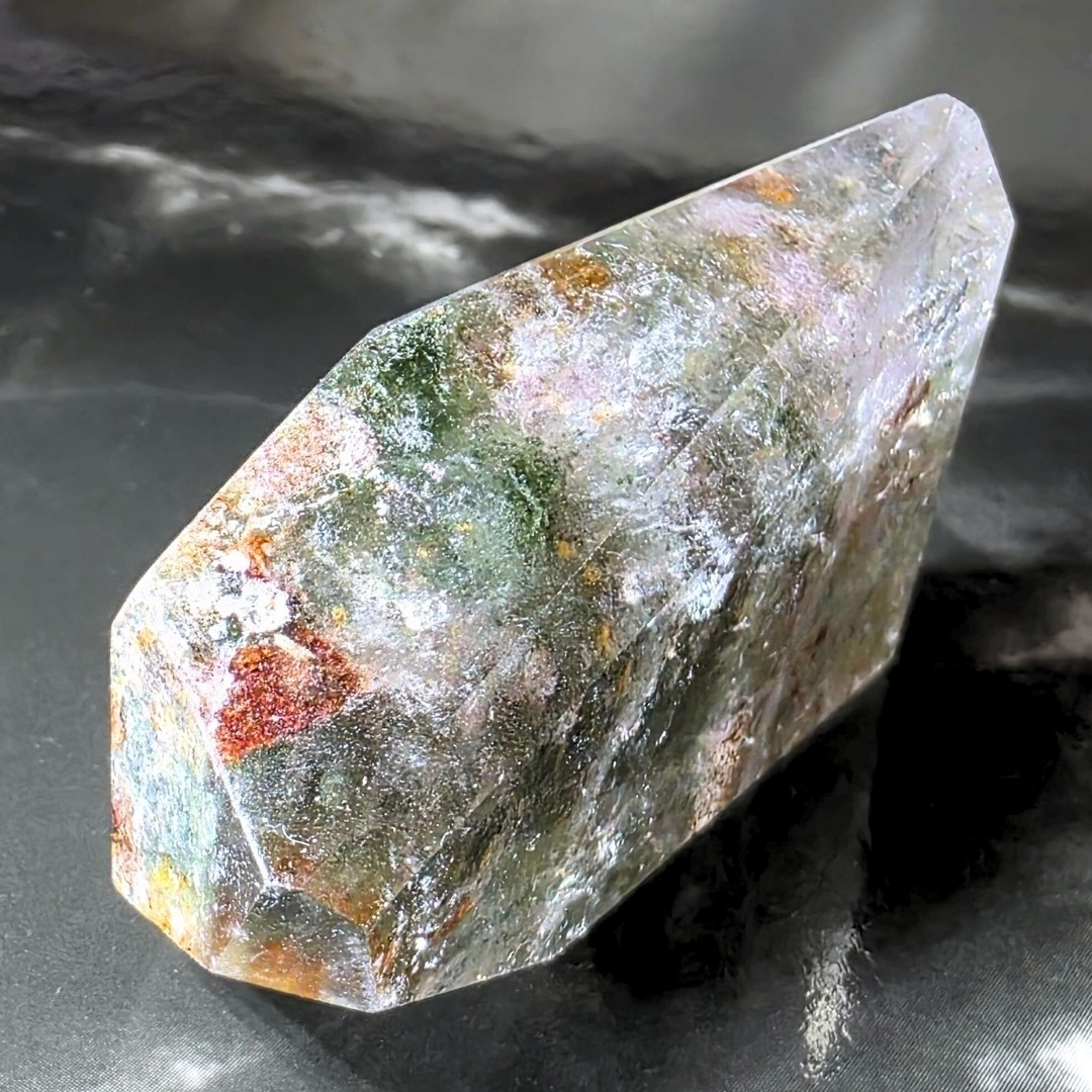 Garden Quartz (Lodolite) Polished Freeform