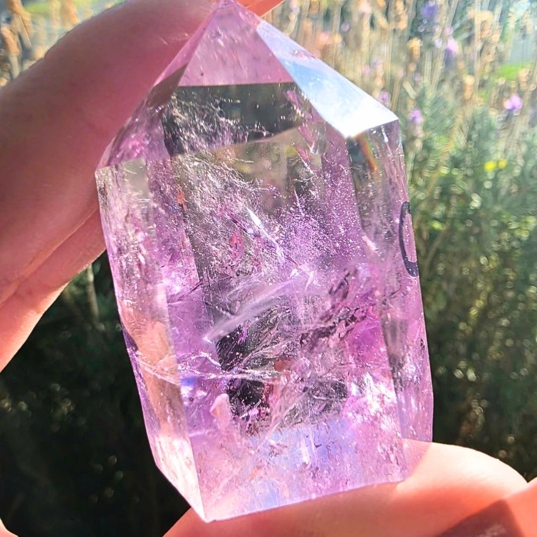 Bolivian Amethyst Tower with Phantoms & Still Enhydro