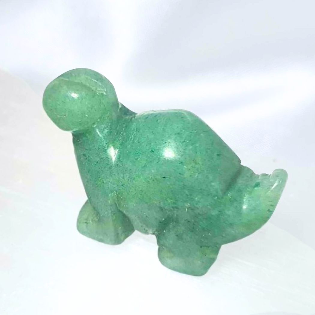 Green Aventurine Crystal Dinosaur Carving